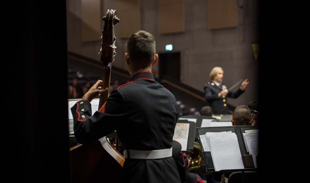 1st Marine Division Band Tours Germany For the First Time