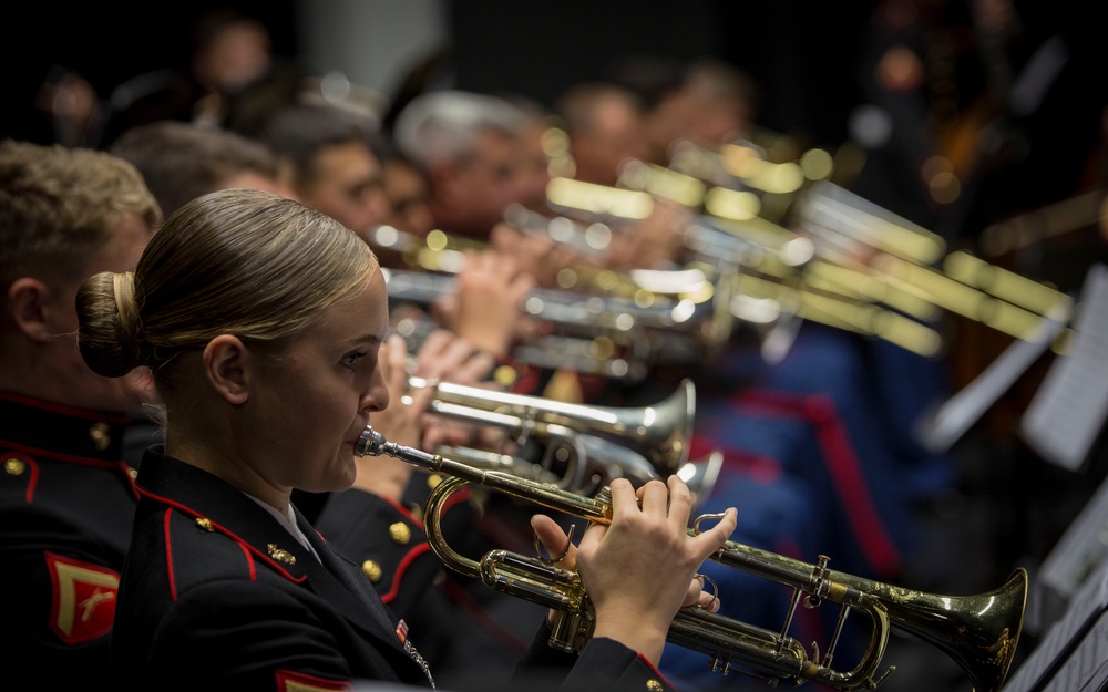 1st Marine Division Band Tours Germany For the First Time