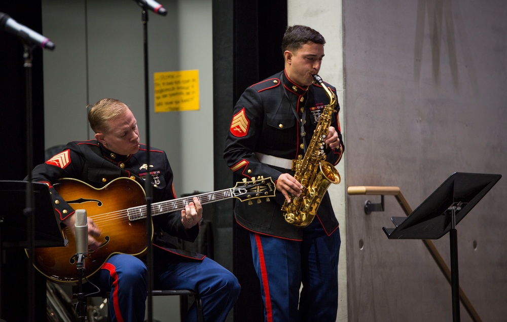 1st Marine Division Band Tours Germany For the First Time