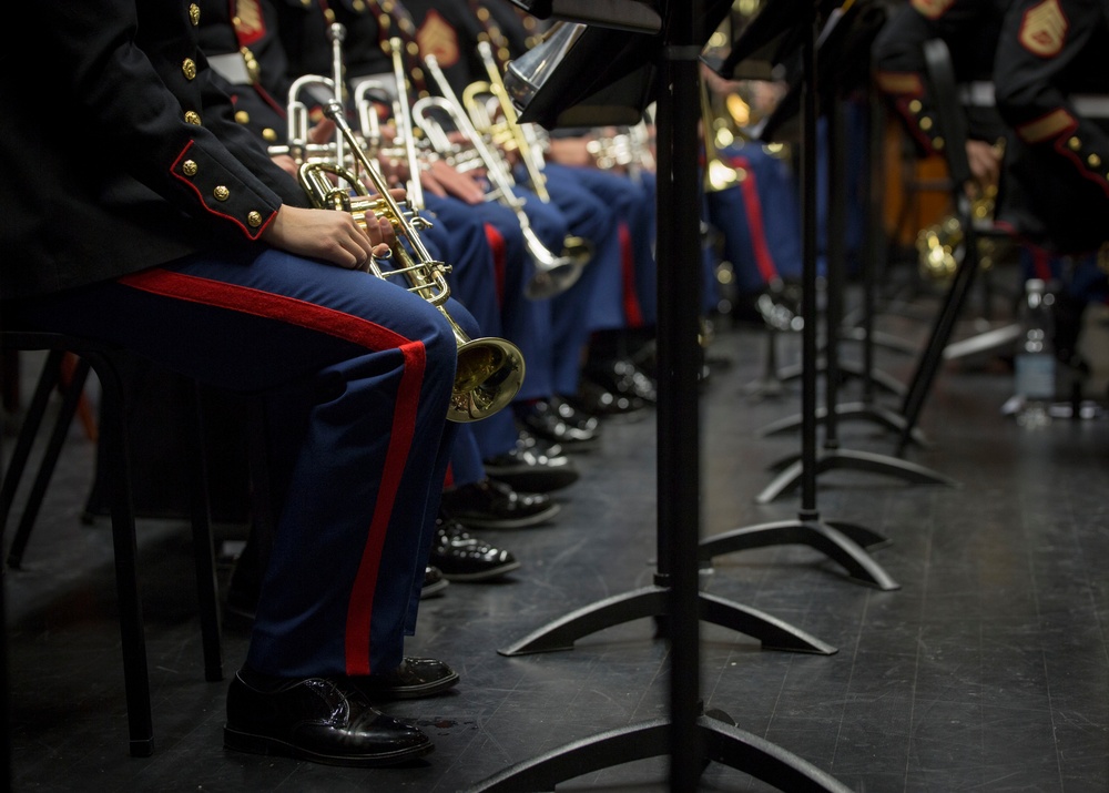 1st Marine Division Band Tours Germany For the First Time