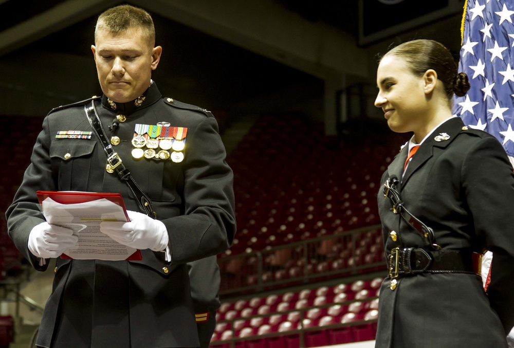 Alabama graduate commissions as Marine Corps officer