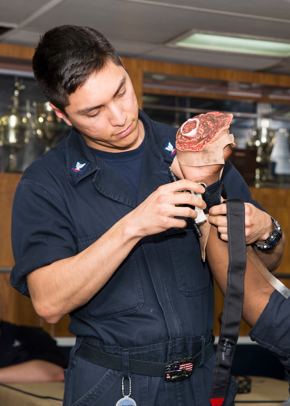 Wasp sailors conduct medical training