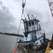 Coast Guard responds to towing vessel aground near Cameron, Louisiana