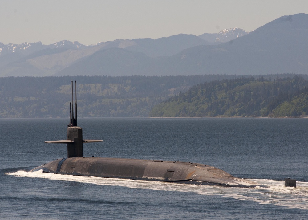 USS Louisiana (SSBN 743) Returns to Naval Base Kitsap-Bangor