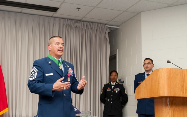 Command Chief Master Sgt. Oscar Tey Retirement