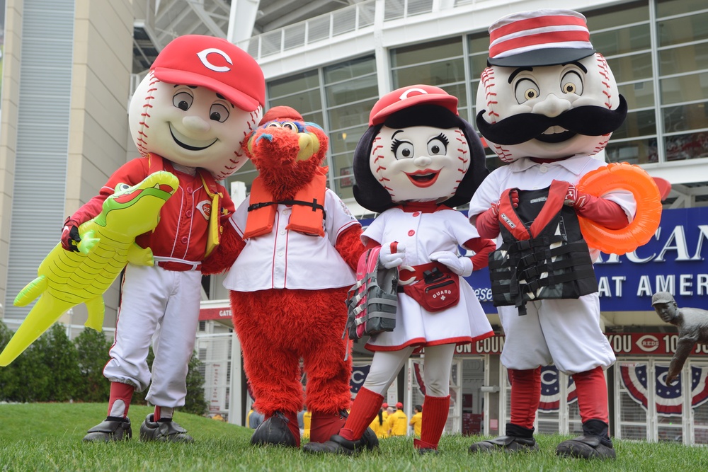 DVIDS - Images - Cincinnati Reds mascots support National Safe