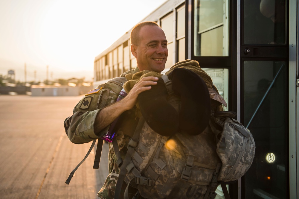 RAF Teams arrives at Joint Task Force - Bravo