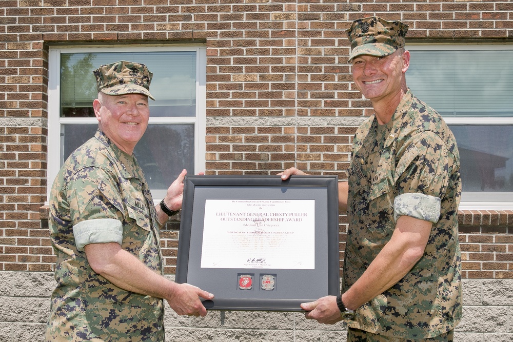 2d MED BN receives Chesty Puller Award