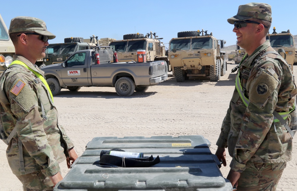 539th Transportation Company provides wheels for the 155th Armored Brigade Combat Team