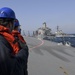 USS Wayne E. Meyer Conducts a Replenishment-at-Sea