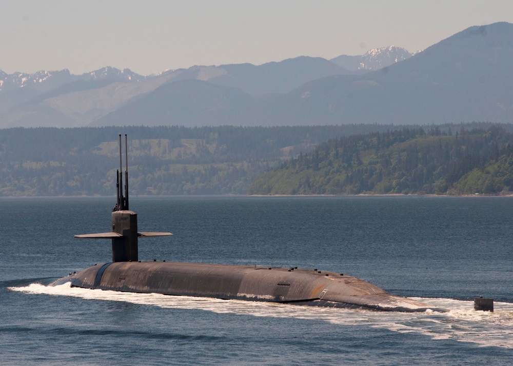 USS Louisiana (SSBN 743) Returns to Naval Base Kitsap-Bangor