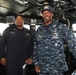 USS Whirlwind CO and XO pose for a photo