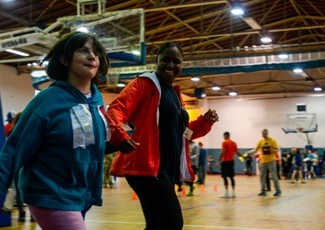 Airmen, Soldiers spring into action to support Special Olympics