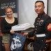 Andrea Ramirez congratulated as Marine Corps' Semper Fidelis All-American