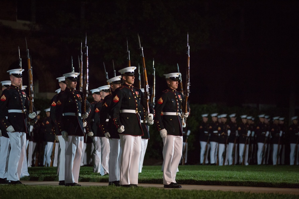 Marine Barracks Washington Evening Parade May 19, 2017