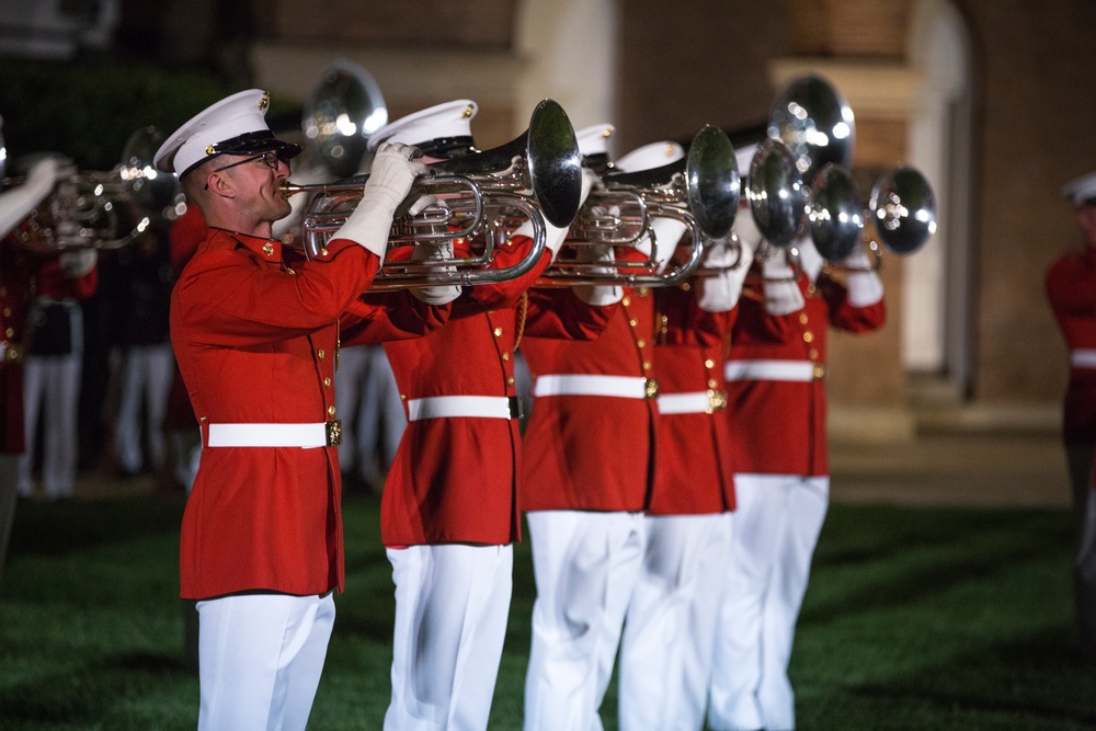 Marine Barracks Washington Evening Parade May 19, 2017