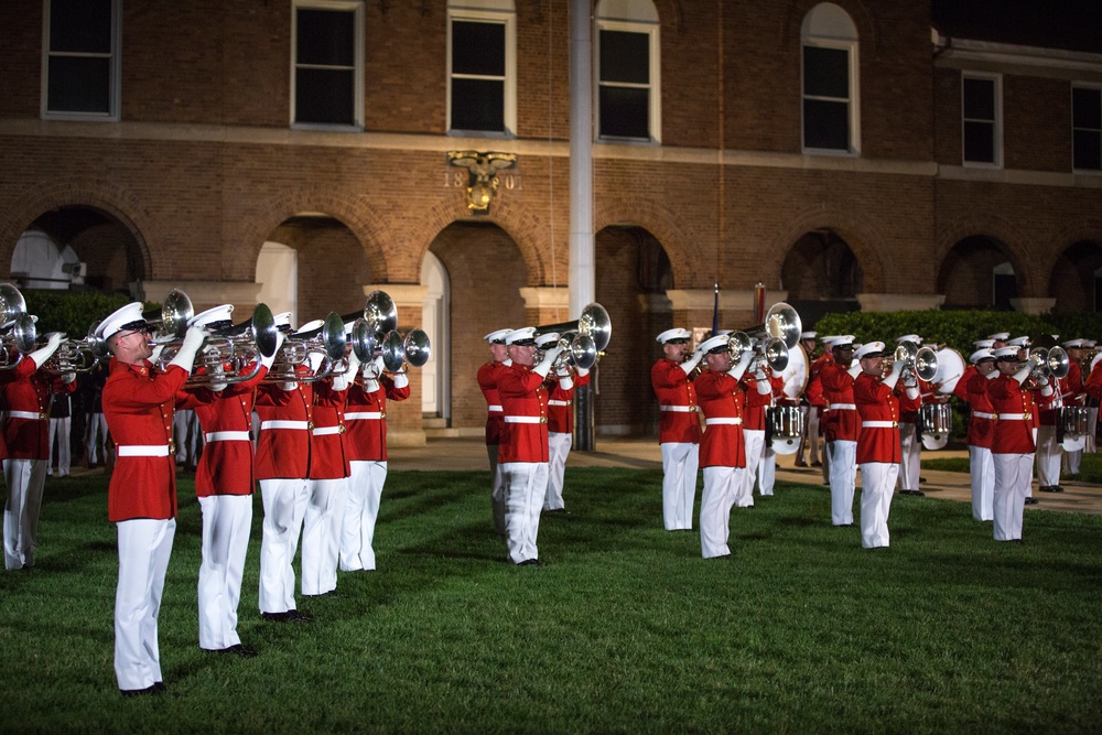 Marine Barracks Washington Evening Parade May 19, 2017