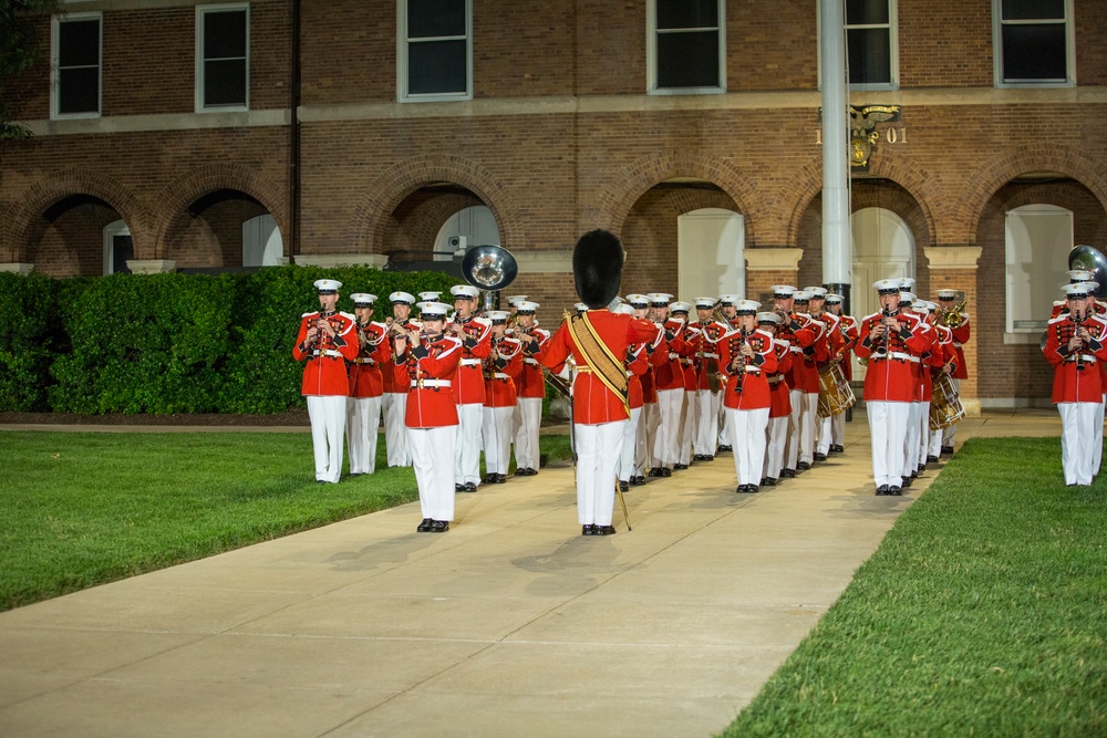 Marine Barracks Washington Evening Parade May 19, 2017