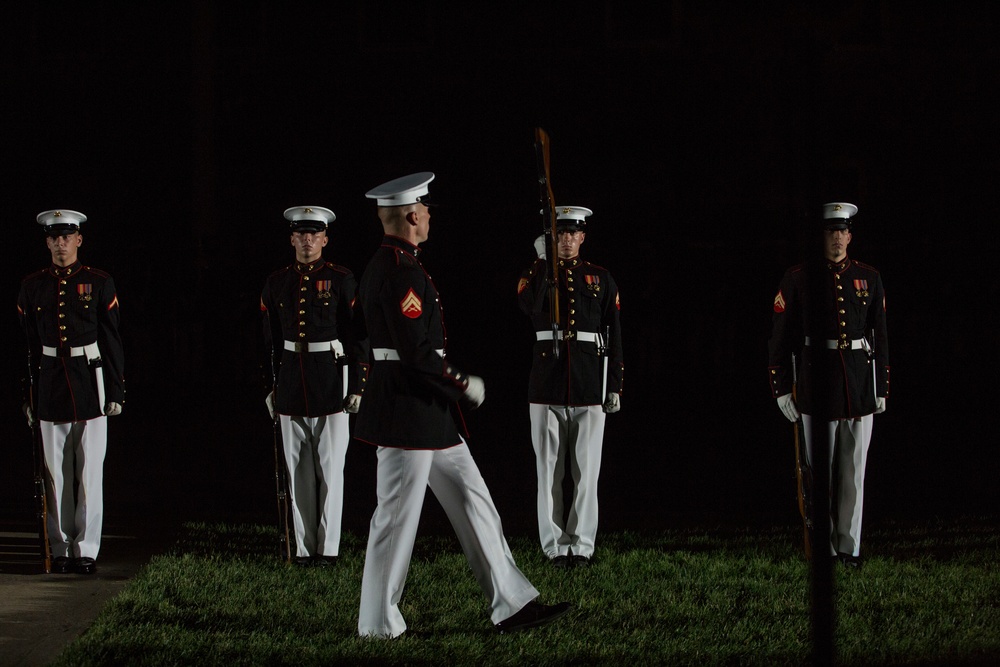 Marine Barracks Washington Evening Parade May 19, 2017