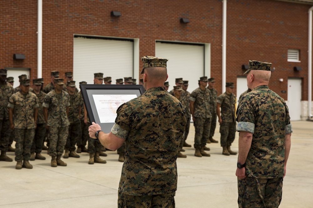 2d ANGLICO Chesty Puller Award Ceremony