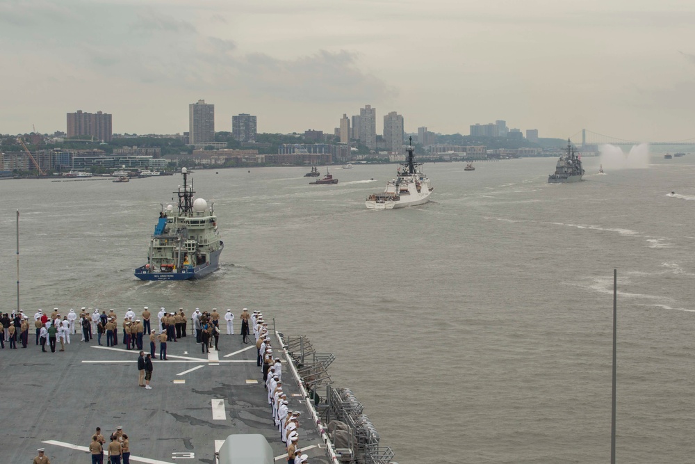 Fleet Week New York 2017: Parade of Ships