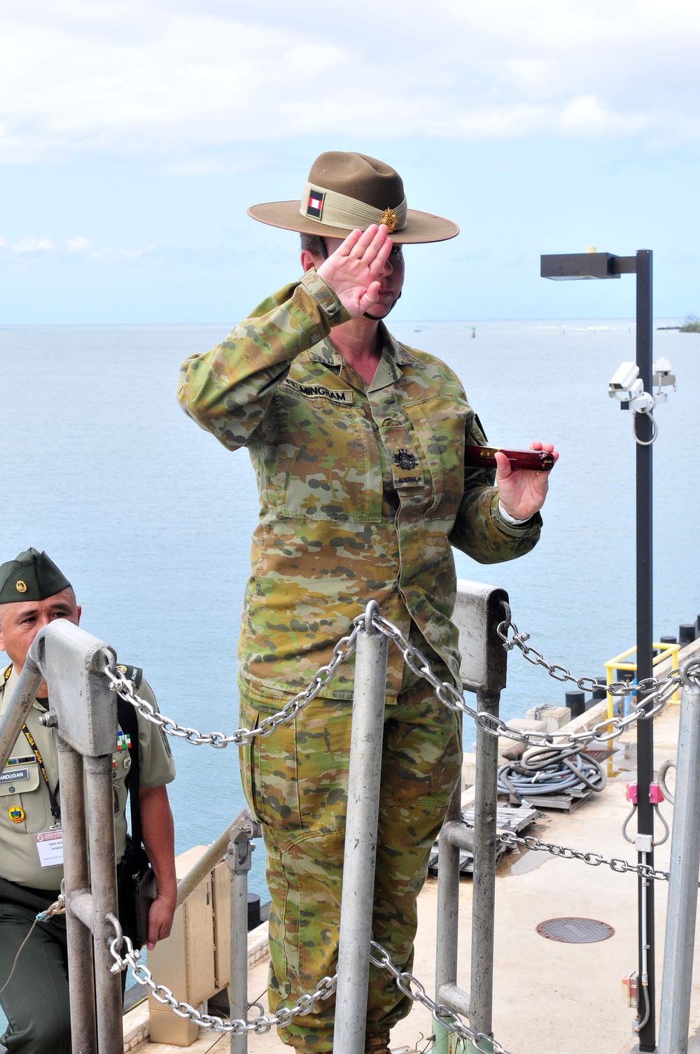 LANPAC attendees visit Logistic Support Vessel 'CW3 Harold C. Clinger'