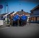 Up in the morning with the Norwegian sun: U.S. Marines and Norwegian soldiers conduct moto run
