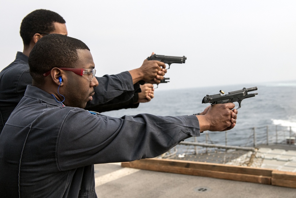 USS Lake Champlain (CG 57) Small-arms Qualification Course