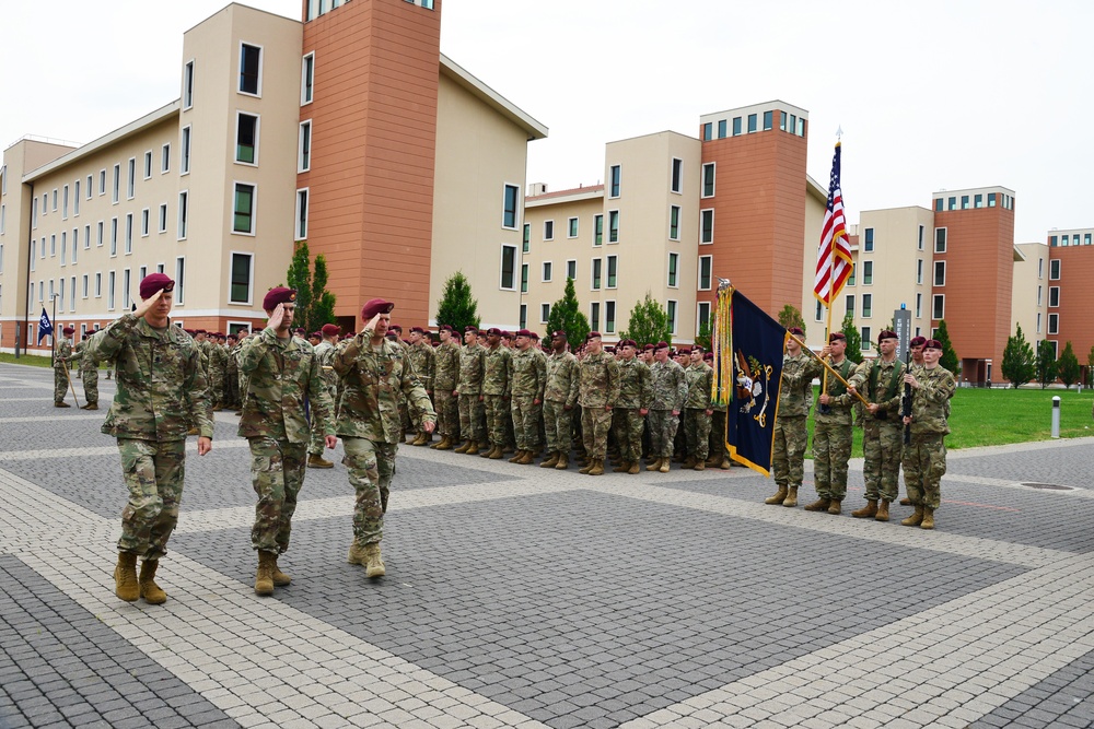 Change of Command Ceremony, 2nd Battalion, 503rd Infantry Regiment, 173rd Airborne Brigade