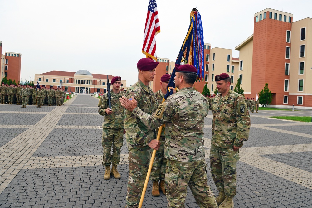 Change of Command Ceremony, 2nd Battalion, 503rd Infantry Regiment, 173rd Airborne Brigade