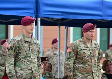 Change of Command Ceremony, 2nd Battalion, 503rd Infantry Regiment, 173rd Airborne Brigade