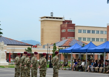 Change of Command Ceremony, 2nd Battalion, 503rd Infantry Regiment, 173rd Airborne Brigade