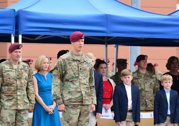 Change of Command Ceremony, 2nd Battalion, 503rd Infantry Regiment, 173rd Airborne Brigade