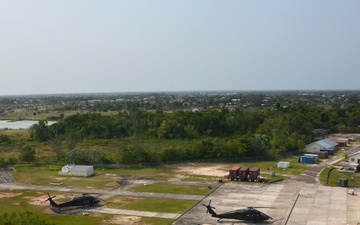Aerial view of Price Barracks