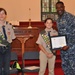 Boy Scouts Present Certificate of Appreciation to NSWCDD Commanding Officer