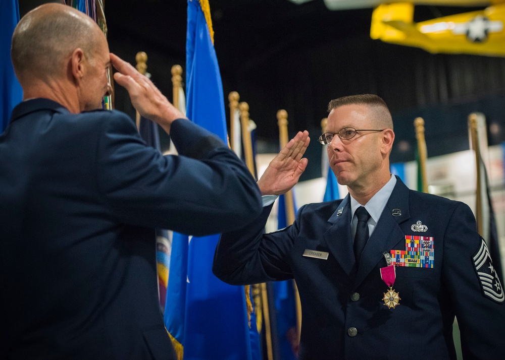 96th TW command chief retires after 30 years