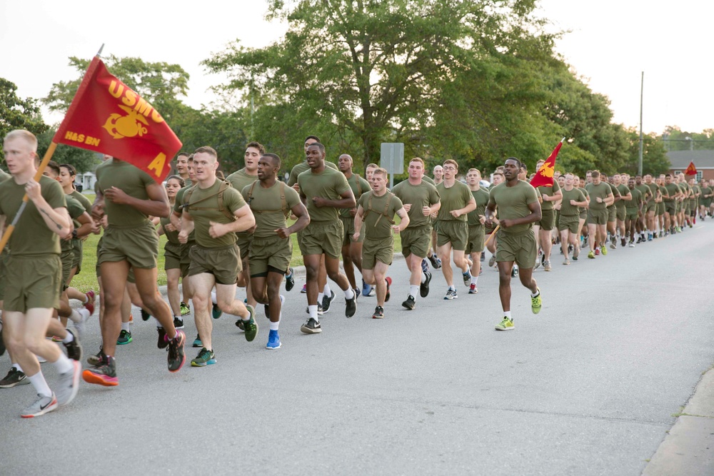 Headquarters and Support Battalion Run