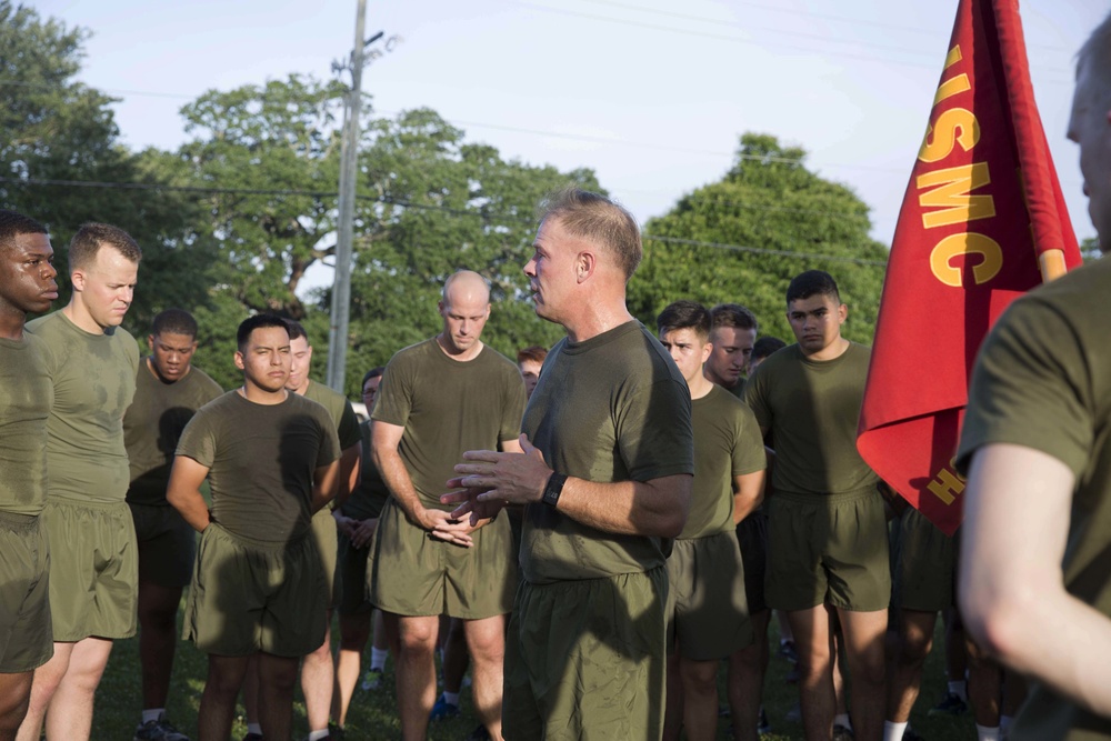 Headquarters and Support Battalion Run