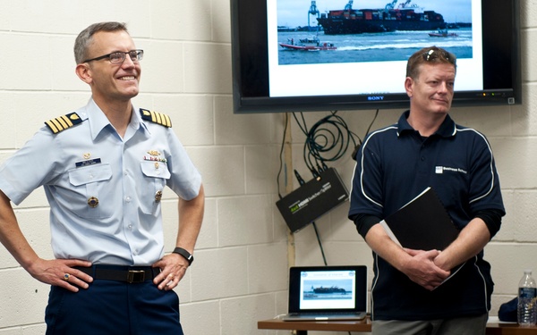 Coast Guard Sector Hampton Roads hosts Australian master’s students for tour