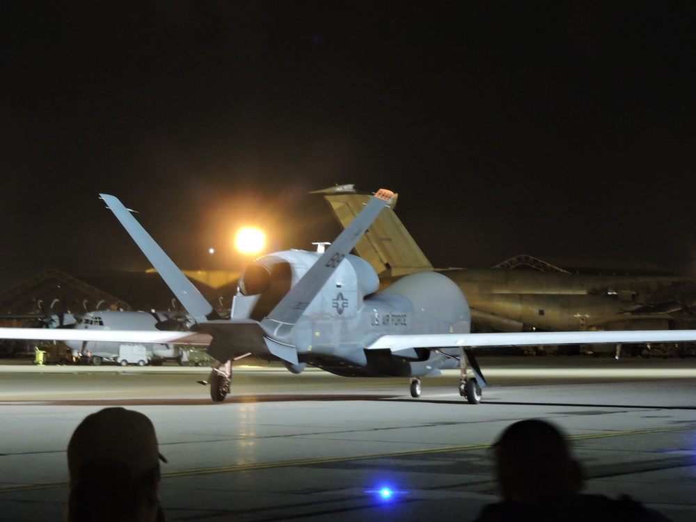 RQ-4 Global Hawk arrives at Robins AFB