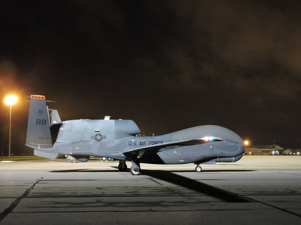 RQ-4 Global Hawk arrives at Robins AFB
