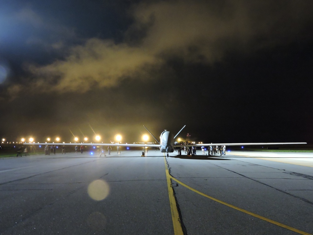 RQ-4 Global Hawk arrives at Robins AFB