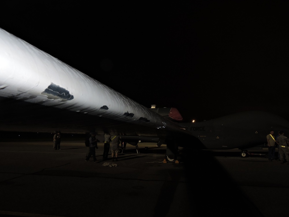 RQ-4 Global Hawk arrives at Robins AFB