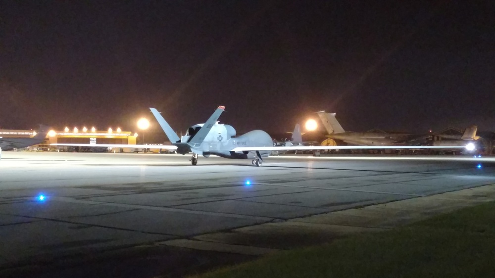 RQ-4 Global Hawk arrives at Robins AFB