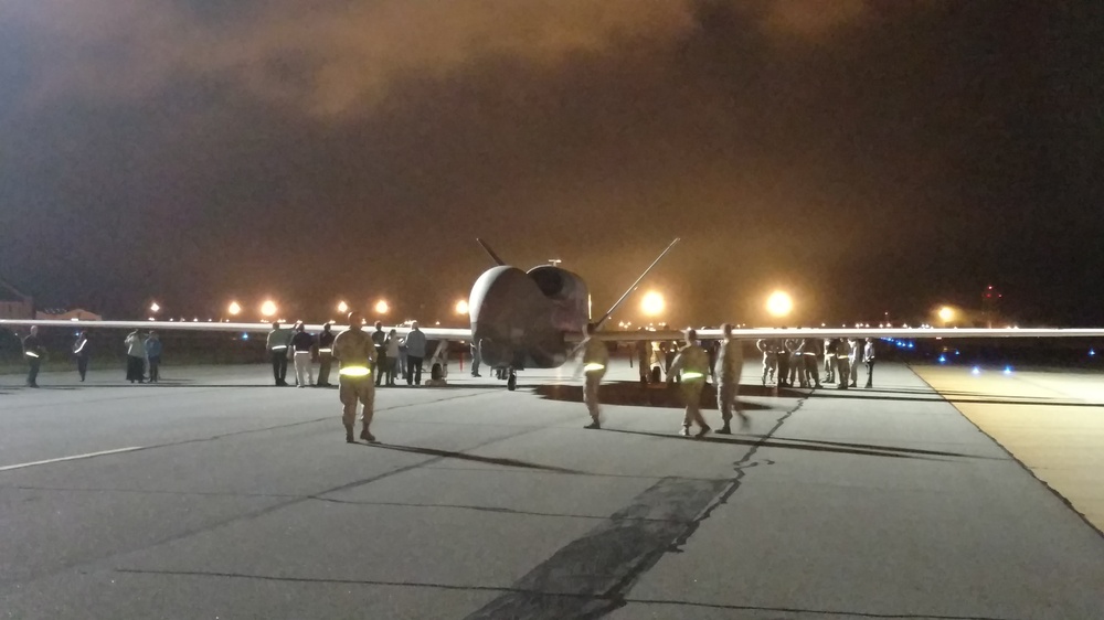 RQ-4 Global Hawk arrives at Robins AFB