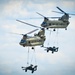 Two CH-47 Chinook helicopter's