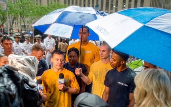 Aspiring Navy SEAL participates BoneFrog Challenge during Fleet Week New York