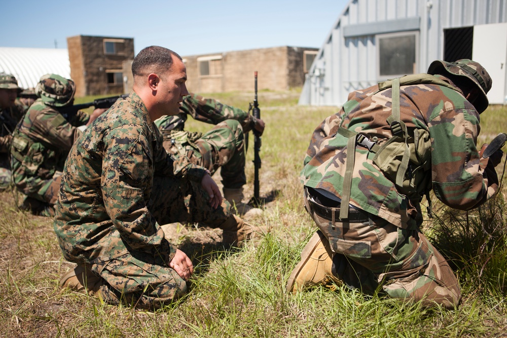Taking it to the next level: Marines with SPMAGTF-SC continue to develop their skills.