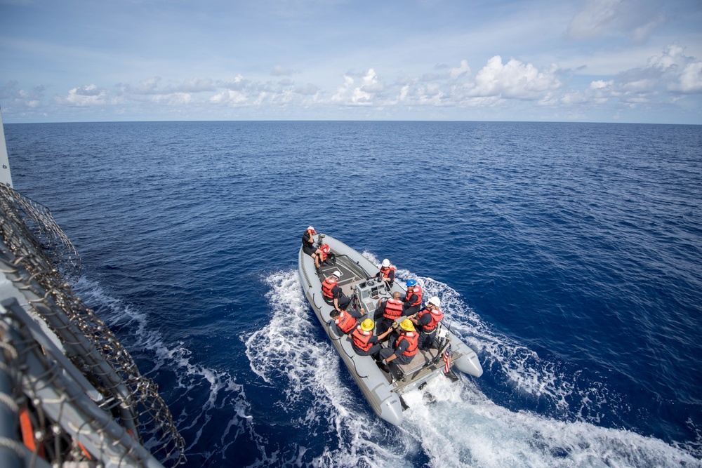 Dewey Performs RHIB Operations