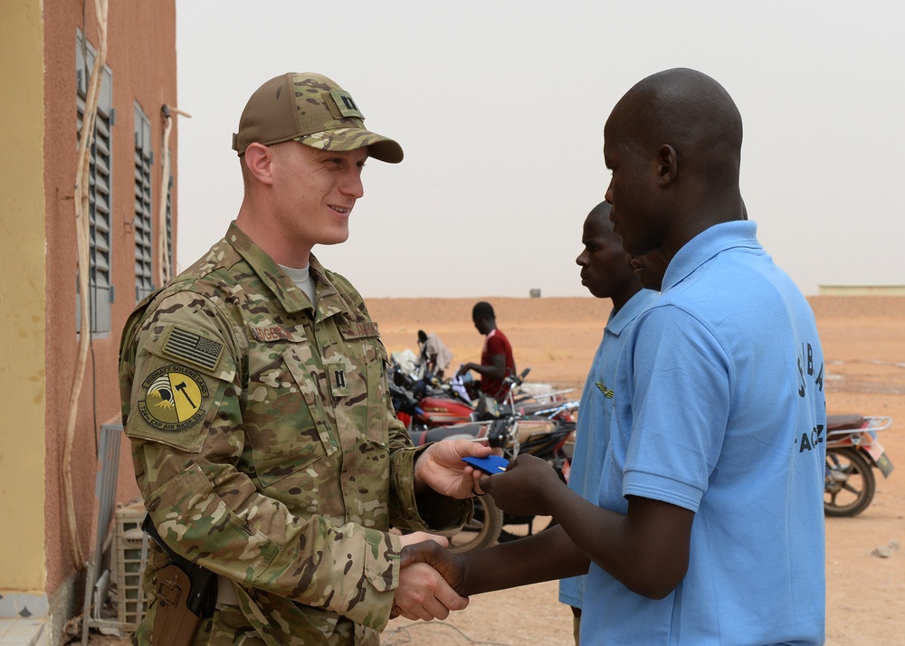 724th Expeditionary Air Base Squadron Airmen attend FAN recruit graduation